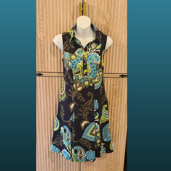 Donna Morgan Dresses & Skirts - "Donna Morgan Sleeveless Paisley Fit & Flare Dress, Size 6"